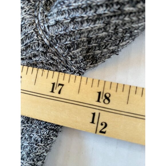 Nic + Zoe Black/White Double Breasted Knit Cardigan With Peplum Size L Academia - Picture 7 of 9